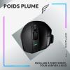 Image Souris Gamer Logitech G G502 X LIGHTSPEED - Capteur gaming HERO 25K, compatible PC - macOS/Windows - Noir