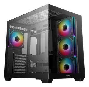 Image Boitier PC Gamer Deepcool CG530 4F MT - Micro-ATX - Acier / Plastique / Verre trempé - Noir