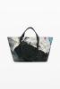 Image Desigual x M. Christian Lacroix - Sac Bouquet Femme multi-poignées avec fermeture éclair - Imprimé de fleurs