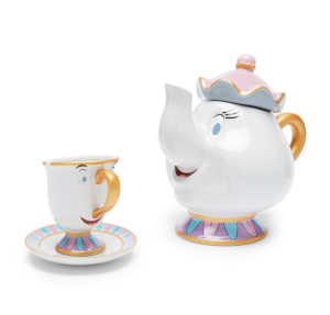 Image Disney Madame Samovar et Zip - Service à thé La Belle et la Bête - 767ml et 85ml - Céramique