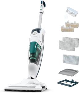 Image Nettoyeur vapeur 2-en-1 Rowenta RY7757WH Clean et Steam Revolution - Aspire et lave simultanément