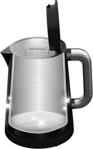 Image Bouilloire Electrique Tefal KO854830 Smart'N Light - Ecran numérique, 5 réglages, Filtre amovible - Intérieur inox