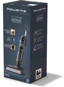 Image Aspirateur Balai Laveur sans Fil Rowenta GZ5037WO X-Clean 4 - Aspiration et Lavage Puissant, Intelligent, Autonomie 50min, Autonettoyage
