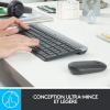 Image Pack Combo Clavier et Souris sans Fil Logitech MK470 - Ultra-Fin, Discret - Clavier AZERTY Français - Noir