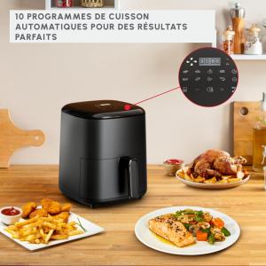 Image Airfryer Moulinex EZ245820 Easy Fry Max Friteuse sans huile - Capacité XL de 5L  Ecran tactile digital,