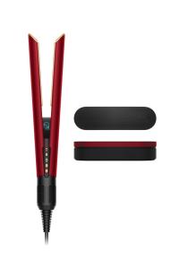 Image Dyson Airstrait™ Velour Rouge/Or - Lisseur Séchant Cheveux Femme - Edition Limitée velvet red/gold + Crème coiffante Chitosan 15ml OFFERTE