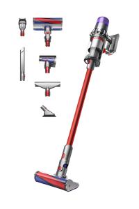 Image Dyson Fluffy V11 - Aspirateur sans-fil Rouge - Puissant, intelligent et polyvalent - Technologie de démêlage des cheveux - Rouge