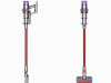 Image Dyson Fluffy V11 - Aspirateur sans-fil Rouge - Puissant, intelligent et polyvalent - Technologie de démêlage des cheveux - Rouge