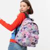 Image Eastpak Purple Ray Padded PAK'R - Sac à Dos Femme - H 40 x L 30 x P 18 cm | 24 L - Motif Floral  Noir / Violet