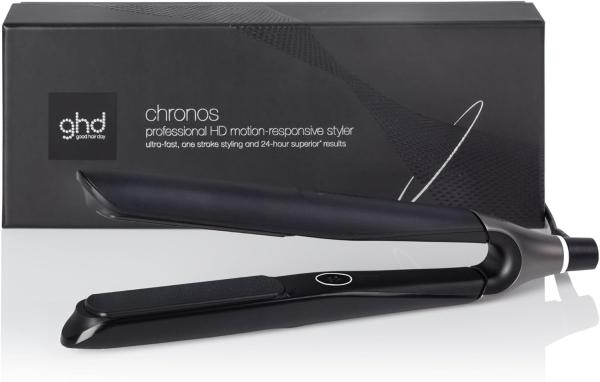 Image Lisseur Cheveux Femme ghd Chronos Coiffage 3x plus rapide Sans chaleur extrême - Noir