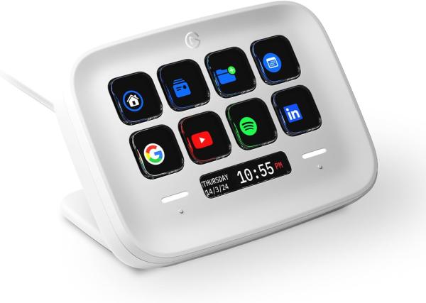 Image Workflows Elgato Stream Deck Neo -  8 Touches Personnalisables, 2 Touch Points, accélérez tâches et workflows - Compatible Mac/PC