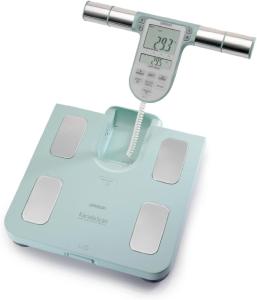 Image OMRON BF511 - Analyseur de composition corporelle - 8 capteurs de haute précision pour mesurer le corps entier - Turquoise