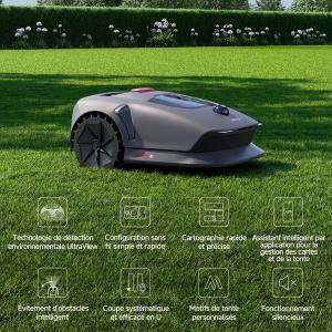 Image Robot Tondeuse Gazon Sans fil MOVA 600 Kit+ Garage Combo, Dreame - 81x Lames de Rechange - cartographie 3D-LiDAR 600 m²