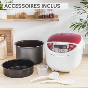 Image Multi-cuiseur Moulinex MK705111 - 5L, 750W, 12 programmes - Technologie Fuzzy Logic