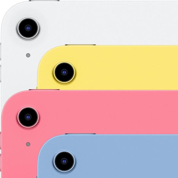 Image Tablette Tactile 10,9"  Apple iPad - Wi-FI, 256Go - 10e génération - Jaune, Argent, Bleu ou Rose