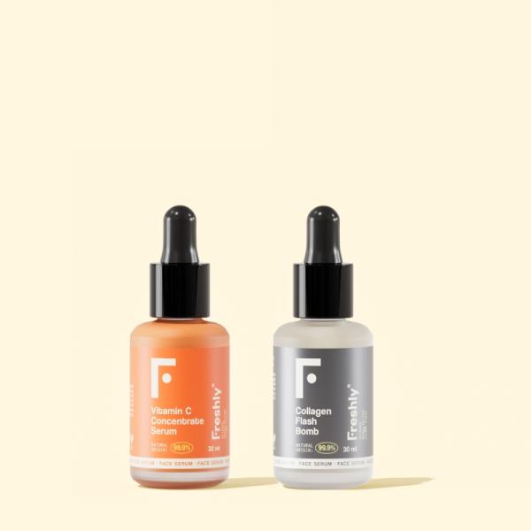 Image Pack Duo Freshly Collagen & Vitamin C Firming Plan - Routine Sérums pour une peau ferme et lumineuse