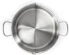 Image Faitout Tefal A7054663 Duetto - Induction - 24cm - Acier inoxydable 18/10, Garantie 10 ans - Couvercle filtrant en verre
