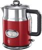 Image Bouilloire Electrique Russell Hobbs 21670-70 Design Vintage Premium - 1,7L - Retro Rouge