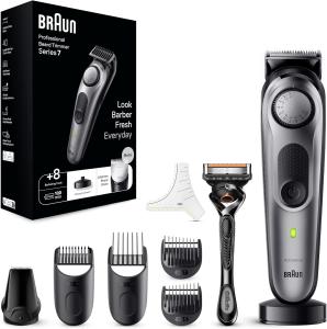 Image Tondeuse À Barbe Braun BT7420 Professionnelle Series 7 ProBlade - 40 Réglages De Longueurs + Accessoires