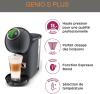 Image Machine à café Nescafé Dolce Gusto KP340B10 Genio S Plus Krups - multi boissons, Pression 15 bars, Capacité 0,8 L- Gris Foncé