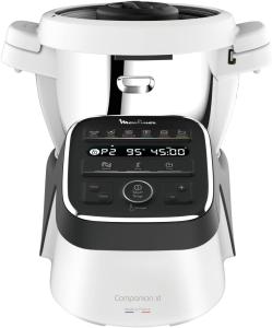 Image Robot cuiseur Moulinex HF80C800 Companion XL - Multifonction, 4,5 L, 14 modes de fonctionnement, 1550W - Gris ardoise