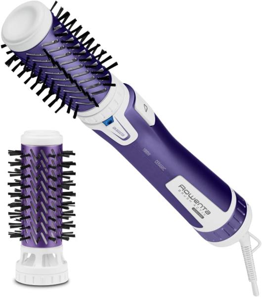 Image Brosse soufflante rotative Rowenta CF9530F0 - Brush Activ' Volume & Shine, Séchage et volume, 1000W - 2 Brosses Céramique