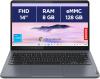 Image PC Portable 14" FHD Lenovo 14IAN8  Chromebook Plus IdeaPad Slim 3 (i3, RAM 8Go SSD 128Go, ChromeOS, AZERTY) - Gris