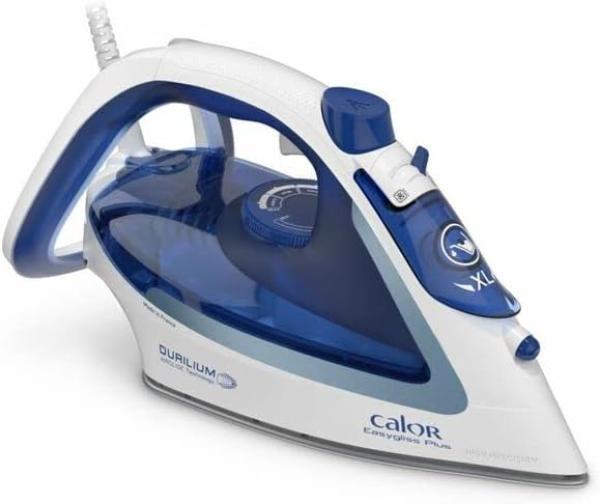 Image Fer à Repasser Vapeur Calor FV5715C0 Easygliss Plus - 2400W, Fonction Pressing de 190G/Min