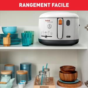 Image Friteuse classique Tefal FF163111 Filtra One - Filtration de l'huile, Température réglable, Revêtement antiadhésif, Blanche