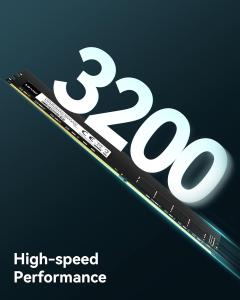 Image Module RAM PC DDR4 16Go Lexar LD4AU016G-B3200ASST - UDIMM DRAM 288-Pin - 3200 MHz