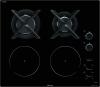 Image Sauter SPI9602BM - Table Cuisson Mixte Électrique et gaz - Plaques 2 x 2800w inductions - 2 foyers gaz - Noir