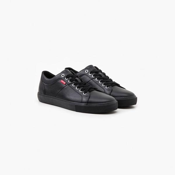 Image Levi's Woodward Baskets Homme - Style Urbain et Confort - Noir - Taille 40