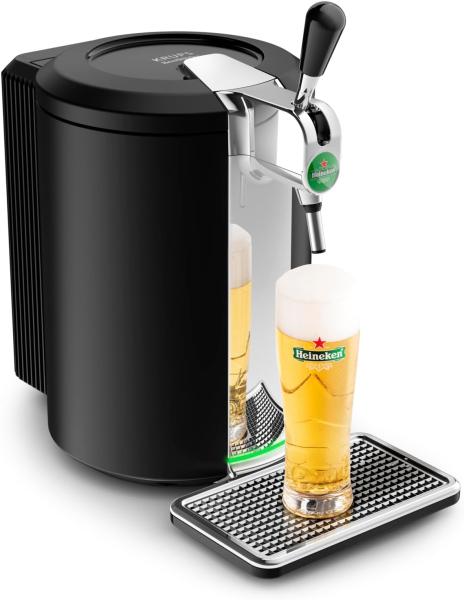 Image Machine bière pression Krups VB450E10 Beertender Heineken - Installation facile, Noire