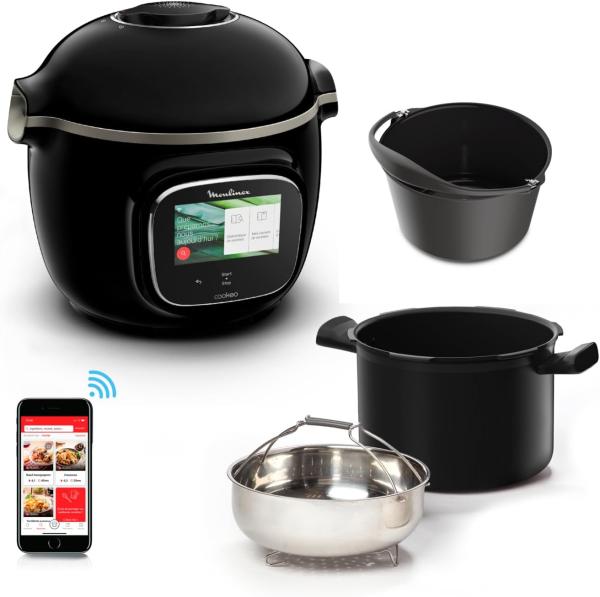 Image Multicuiseur  Moulinex Cookeo Touch Wifi YY5297FB - Noir