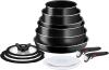 Image Pack 13 Pièces Tefal L1599243 Ingenio  Easy On - Poêles, Casseroles, Wok, Poignées amovibles - Tous feux sauf induction