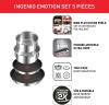 Image Pack 2 Poêles, 2 Casseroles et Poignée amovible Tefal Ingenio L897S504 Emotion - Lot Acier inoxydable - Garantie 5 ans