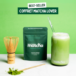Image Coffret Matcha Lover – Maison Matcha | Matcha, Fouet & Verre en Bambou