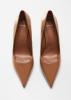 Image Mango Chaussures Vernies à Talon Aiguille pour Femme - Élégantes et Chic - Marron moyen - Taille 36 à 39