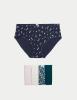 Image Pack 15 (3x5) Culottes Taille Haute Femme Coton et Lycra à 26€ au lieu de 39€