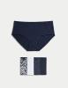 Image Pack 15 (3x5) Culottes Taille Haute Femme Coton et Lycra à 26€ au lieu de 39€