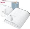 Image Surmatelas Chauffant Beurer TS17 - Matière Douce Non Tissée, Antidérapant - 150x80cm, Système de Sécurité, Interrupteur Amovible