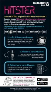 Image Hitster Dujardin 19899 - Jeu de société Adultes - Ambiance avec 100 ans de Hits musicaux -  2 à 10 joueurs – Dès 16 ans