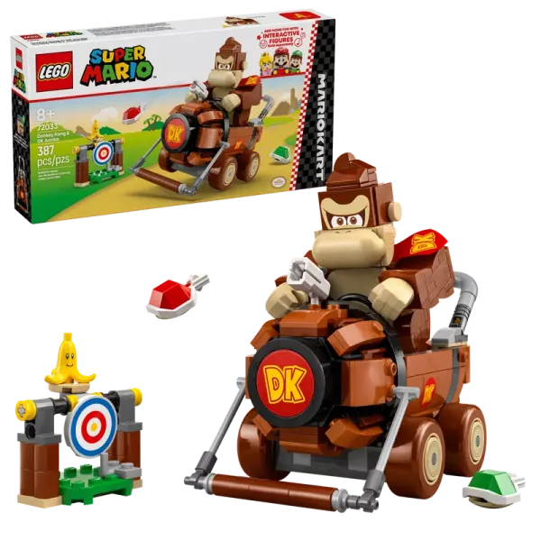 Image Lego 72033 Mario Kart™ - Donkey Kong et DK Jumbo | Set de Construction Mario 387 Pièces - Dès 8 ans