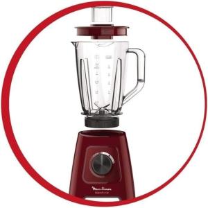Image Mixeur Moulinex LM420510 Blendforce Blender - 600W, 2 vitesses + fonction Pulse - Smart Lock, Nettoyage facile