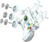 Image Coffret Réplique Xbox 360 MEGA HWW15 - avec 1 342 pièces - Manette et lumières LED - à Exposer