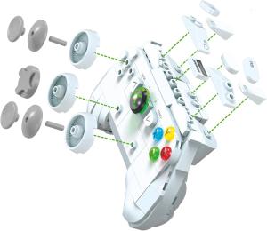 Image Coffret Réplique Xbox 360 MEGA HWW15 - avec 1 342 pièces - Manette et lumières LED - à Exposer