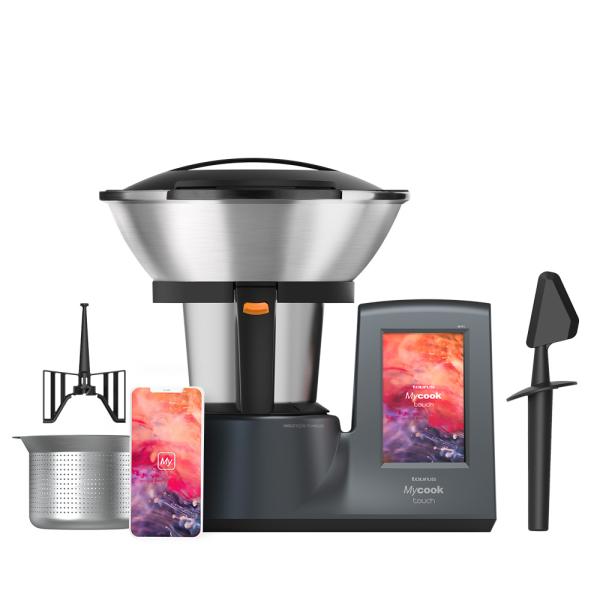 Image Robot Cuiseur Multifonction Taurus Mycook Touch Wifi 923128000 - 1600W - 2L - +7000 recettes gratuites - Inox
