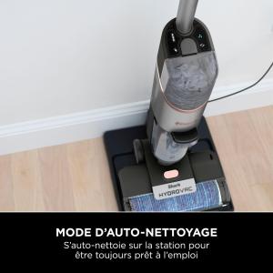 Image Nettoyeur sans fil Shark WD210EU HydroVac - solution multi-surfaces, autonettoyant, aspire, nettoie saletés humides et sèches, gris