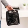 Image Radiateur soufflant Taurus Tropicano 2400W - 3 positions froid/Chaud, Surface jusqu'à 24m2 -Noir