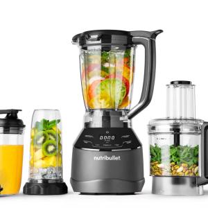 Image Mixeur Electrique NutriBullet NBF580B Triple Prep System - Blender Multifonction - 1500W - 3-en-1 - Noir